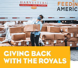 Giving Back With the Royals. 