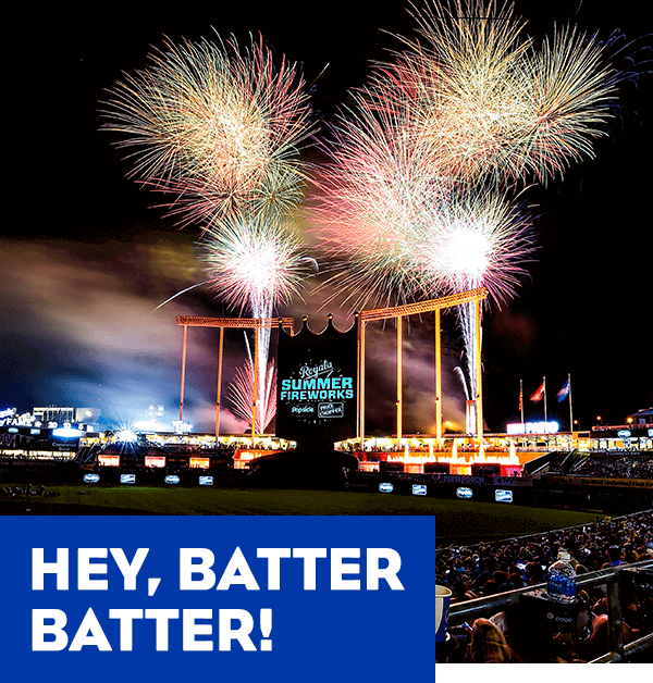 Hey, Batter, Batter - The Royals baseball at Kauffman Stadium